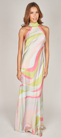 The Wave Dress -Dreamy