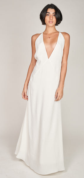 White Theodora Dress