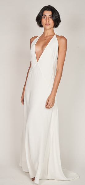 White Theodora Dress