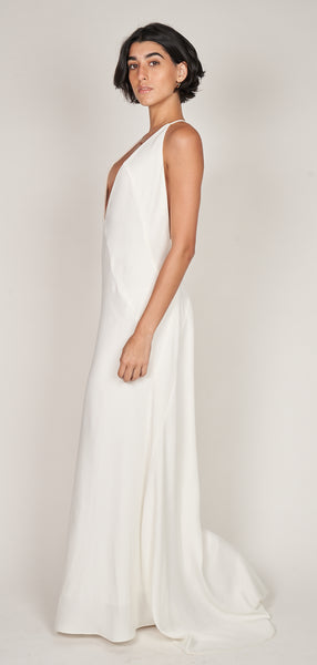 White Theodora Dress